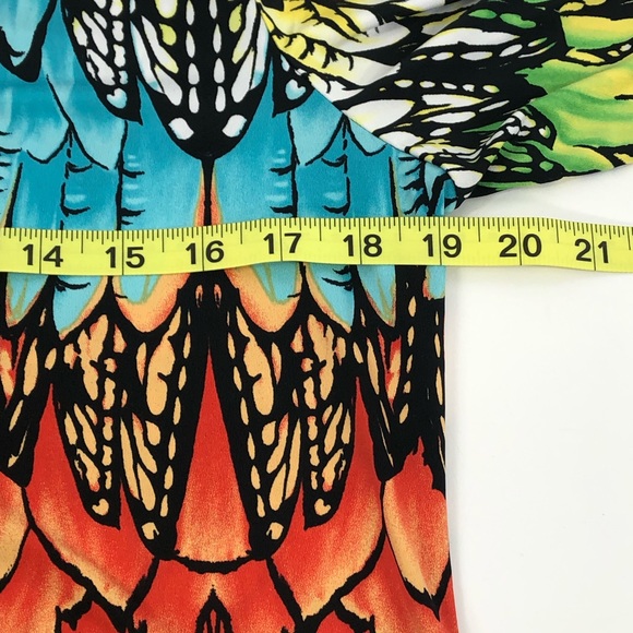 Peter Nygard Feather Vibrant Colored Tunic M - Picture 5 of 7